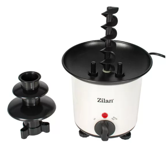 Zilan ZLN2144 csokiszökőkút, 30 W, 200 ml-es kapacitás, 80°-os hőmérséklet, tartozékok Zilan ZLN2144 csokiszökőkút, 30 W, 200 ml-es kapacitás, 80°-os hőmérséklet, tartozékok