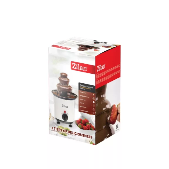Zilan ZLN2144 csokiszökőkút, 30 W, 200 ml-es kapacitás, 80°-os hőmérséklet, tartozékok Zilan ZLN2144 csokiszökőkút, 30 W, 200 ml-es kapacitás, 80°-os hőmérséklet, tartozékok