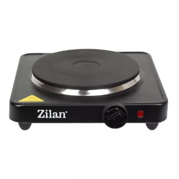   Zilan ZLN2174 elektromos főzőlap, 1500 W, 1 főzőlap, hőmérséklet szabályozó, fekete