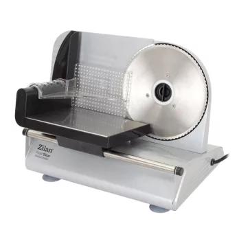   Zilan ZLN3376 szeletelőgép, 150 W, 190 mm-es forgókés, állítható szeletelési vastagság, biztonságos kivitel