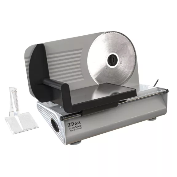Zilan ZLN3376 szeletelőgép, 150 W, 190 mm-es forgókés, állítható szeletelési vastagság, biztonságos kivitel Zilan ZLN3376 szeletelőgép, 150 W, 190 mm-es forgókés, állítható szeletelési vastagság, biztonságos kivitel