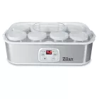 Zilan ZLN6104 joghurtkészítő, 25 W, 1,4 liter kapacitás, 8db üvegedény, állítható hőmérséklet, időzítő, automatikus kikapcsolás