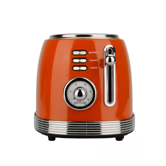 Zilan ZLN7040 retró kenyérpirító, 850 W, 6 fokozat, 2 szeletes, STOP funkció, piros Zilan ZLN7040 retró kenyérpirító, 850 W, 6 fokozat, 2 szeletes, STOP funkció, piros