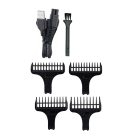 Zilan ZLN8641 Okeanos szakállvágó, 4 féle fésű, vízálló, LED kijelző, vezetékes és vezeték nélküli használat