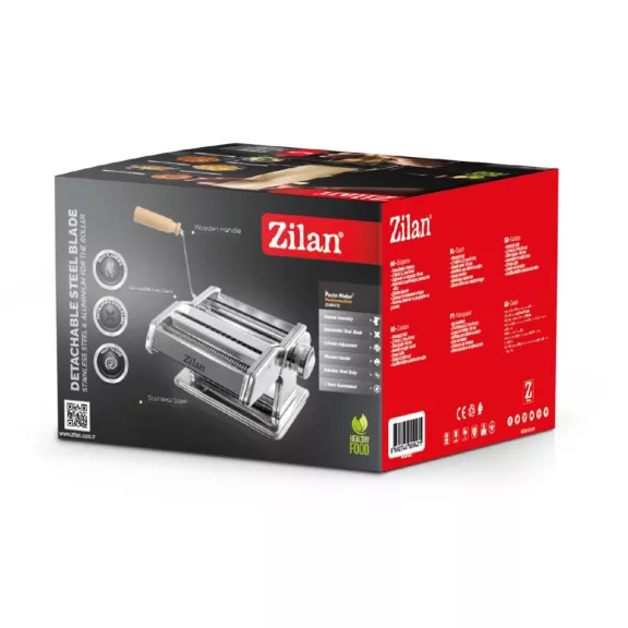 Zilan ZLN9471 tésztakészítő, manuális, rozsdamentes acél alapanyag, 9 méret Zilan ZLN9471 tésztakészítő, manuális, rozsdamentes acél alapanyag, 9 méret