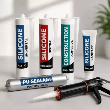 Szilikonok, tömítők és szerelési ragasztók