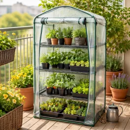 Balkon melegház