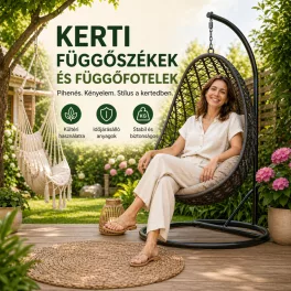 Kerti függőszékek és függőfotelek